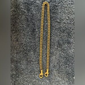 Coach Dinky Gold Chain Strap